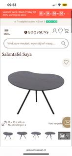 Goossens salontafel zwart Saya, Huis en Inrichting, Ophalen, Zo goed als nieuw