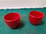 bloempotjes rood, Tuin en Terras, Bloempotten, Ophalen of Verzenden, 'T Olde Gre-j, Info@toldegrej.nl, Endepoelstraat 20f Didam