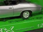 Chevrolet Chevelle SS 454 convertible 1971 1:24 Welly Pol, Welly, Zo goed als nieuw, Verzenden