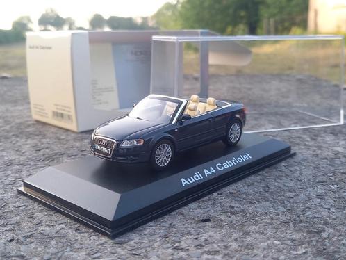 Audi A4 III Cabriolet (B7) 3.2 2006-2009 Moroblau 1/43 Norev, Hobby en Vrije tijd, Modelauto's | 1:43, Zo goed als nieuw, Auto