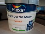 10 liter flexa muurverf kleur Polar Bear, Ophalen, Zo goed als nieuw, Grijs, Verf