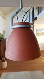 Prachtige design glazen oranje/terracotta hanglamp, Ophalen of Verzenden, Zo goed als nieuw, Glas, Minder dan 50 cm