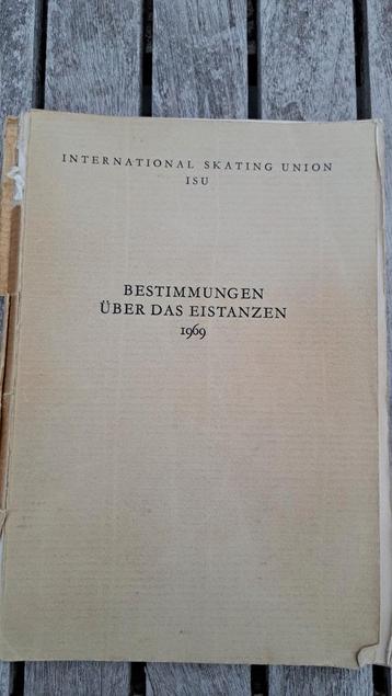 ISU Bestimmungen Eistanzen 1969 - Kunstschaatsen Boekje beschikbaar voor biedingen