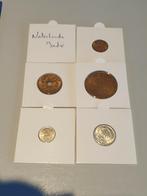 Nederlands Indie, setje van 5 munten waarvan 2x zilver (17), Postzegels en Munten, Munten | Azië, Zilver, Ophalen of Verzenden