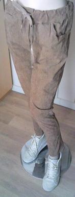 Made in Italy bruine viscose broek maat M, Maat 38/40 (M), Overige kleuren, Verzenden, Lang