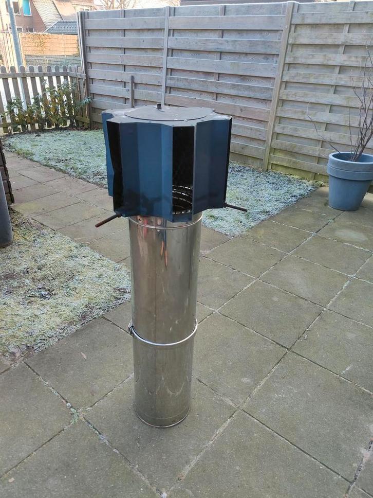 Geïsoleerde Schoorsteenpijp met Kap, Huis en Inrichting, Kachels, Verzenden