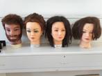 Kappers hoofden met echt haar om op te oefenen,, Ophalen of Verzenden, Meerdere media