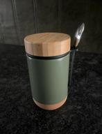 Jens Living / Thermo Beker met Lepel Jake / Groen, Overige materialen, Overige typen, Nieuw, Ophalen of Verzenden
