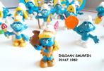 indiaan smurfin 20167,1982 VINTAGE,5 FIG ADV VERZENDK GRATIS, Verzamelen, Smurfen, Verzenden, Zo goed als nieuw, Smurfin, Poppetje, Figuurtje of Knuffel