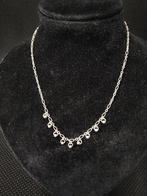 Vintage Italiaanse 925 zilveren schakel ketting, Sieraden, Tassen en Uiterlijk, Kettingen, Met hanger, Verzenden, Zo goed als nieuw