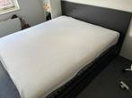 Ikea MALM bed met matras 180x200CM, Ophalen, Gebruikt, Zwart, Tweepersoons