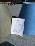Lampenkap- lampenkapjes - groen + blauw - per stuk € 3,50 nw, Blauw, Rond, Nieuw, Ophalen of Verzenden