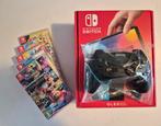 Nintendo Switch OLED + 5 Games + Extra Controller -, Spelcomputers en Games, Ophalen of Verzenden
