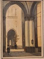 J . Verburg  olieverf op paneel, Ophalen of Verzenden