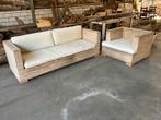 Gratis Lounge set ophalen! 2 delige met teakhouten poten, Tuin en Terras, Ophalen, Gebruikt, Bank