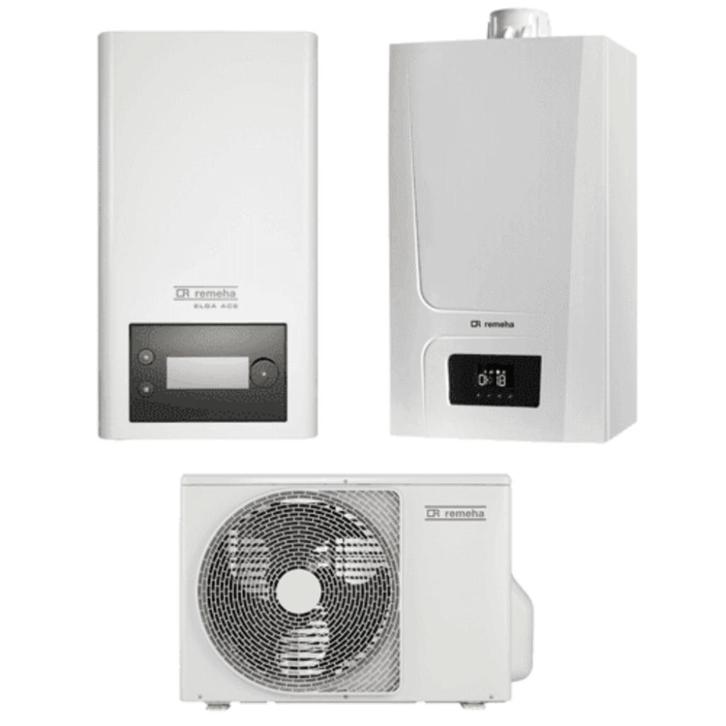 Remeha Elga Ace Hybride Warmtepomp met CV-Ketel, Doe-het-zelf en Verbouw, Verwarming en Radiatoren, Nieuw, Overige typen, Minder dan 30 cm