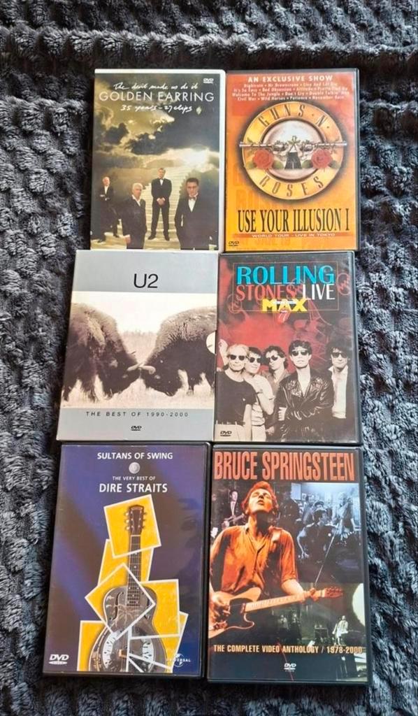 DVD Collectie Rock en Pop, Cd's en Dvd's, Dvd's | Sport en Fitness, Gebruikt, Alle leeftijden, Ophalen of Verzenden