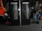 hardhouten tuindeuren openslaand, Ophalen, Gebruikt, 120 cm of meer, Glas