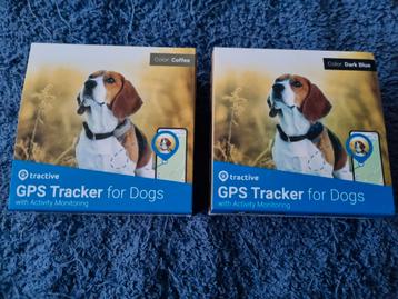Tractive GPS Tracker voor honden 2 stuks nieuw in de doos.