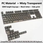 Misty Transparent Keycaps - Side Print - Voor Mechanical Key, Ophalen of Verzenden, Zo goed als nieuw