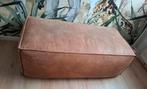 Be Pure hocker cognac kleur, Ophalen, Zo goed als nieuw, Rechthoekig, Leer