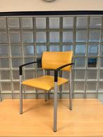Wiesner Hager Alu form leer (6 st. beschikbaar), Huis en Inrichting, Stoelen, Ophalen, Overige kleuren, Leer, Zo goed als nieuw