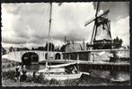 Sloten Fr. , bootje, molen., Verzamelen, Ansichtkaarten | Nederland, Ophalen of Verzenden, 1960 tot 1980, Gelopen, Friesland
