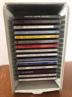 15 CDs diverse in plastic afsluitbare box 3, Kunststof, Gebruikt, Minder dan 25 discs, Ophalen of Verzenden