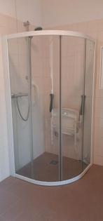Kwartronde douchecabine, Huis en Inrichting, Badkamer | Badkamermeubels, Ophalen, Gebruikt, Overige typen, 50 tot 100 cm