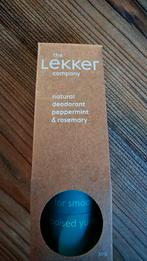 Nieuw: The Lekker Company deodorant - Peppermint & Rosemary, Ophalen of Verzenden, Nieuw, Deodorant of Bodyspray