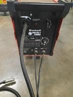 Einhell SGA 130 MIG lasapparaat voor beschermgas met lashelm, Ophalen, Gebruikt, Voor, Achterklep