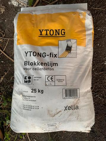 YTONG-fix Blokkenlijm 25kg/ zak beschikbaar voor biedingen