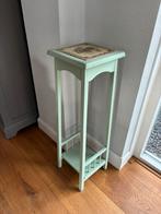 Oud plantentafeltje plantentafel, Huis en Inrichting, Tafels | Bijzettafels, Ophalen, Zo goed als nieuw, Rechthoekig, Minder dan 55 cm