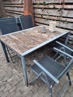 Central Park Analee garden table with 6 chairs, Ophalen of Verzenden, Gebruikt, Rechthoekig