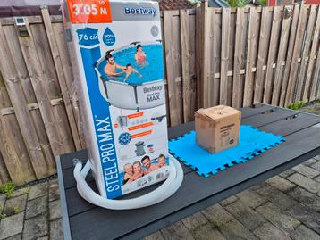 Zwembad/Intex Steel Pro/305cm x 76cm /Met pomp/toebehoren beschikbaar voor biedingen
