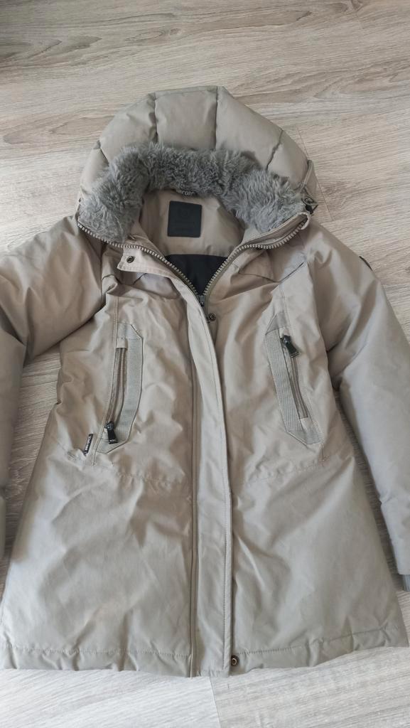 Winterjas meisje Airforce mt 12 (valt klein, eerder mt 146), Kinderen en Baby's, Kinderkleding | Maat 152, Gebruikt, Meisje, Jas