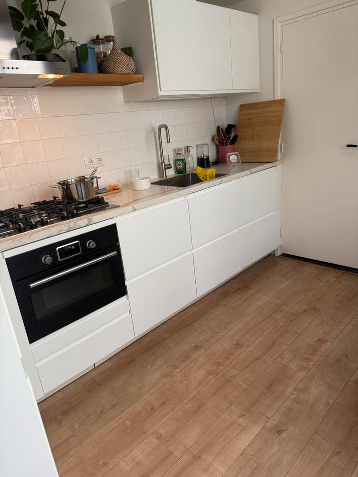 Matwitte keukendeurtjes METHOD IKEA (zonder kastjes en blad), Huis en Inrichting, Keuken | Keukenelementen, Gebruikt, Wit, Ophalen