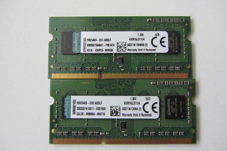 SODIMM RAM, Computers en Software, RAM geheugen, Gebruikt, Laptop, DDR3, Verzenden