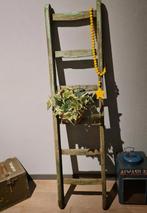 Decoratieve antieke schildersladder trap ladder, Huis en Inrichting, Woonaccessoires | Overige, Ophalen, Zo goed als nieuw