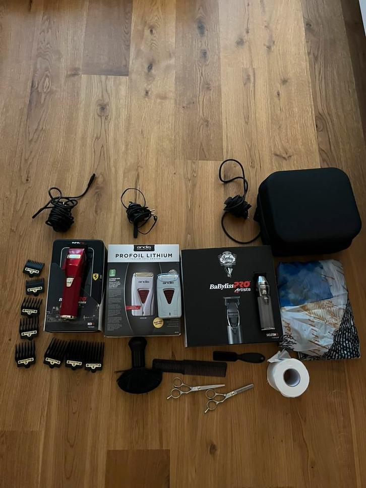 Starter Kapperset, babyliss, andis, met gratis 360 mirror, Doe-het-zelf en Verbouw, Gereedschap | Overige machines, Gebruikt, Ophalen of Verzenden