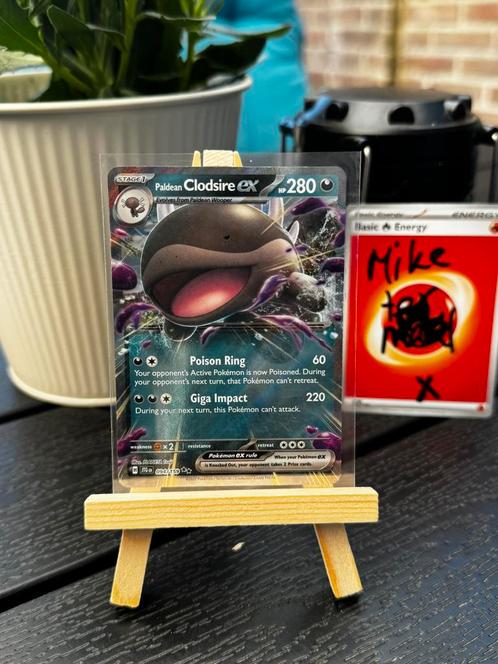 Paldean Clodsire ex (JTG 094), Hobby en Vrije tijd, Verzamelkaartspellen | Pokémon, Zo goed als nieuw, Losse kaart, Ophalen of Verzenden