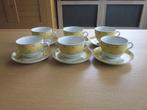 Douwe Egberts Jarolina Porselain  9kop D8,5 H5,5 schotels D1, Huis en Inrichting, Keuken | Servies, Ophalen of Verzenden, Zo goed als nieuw