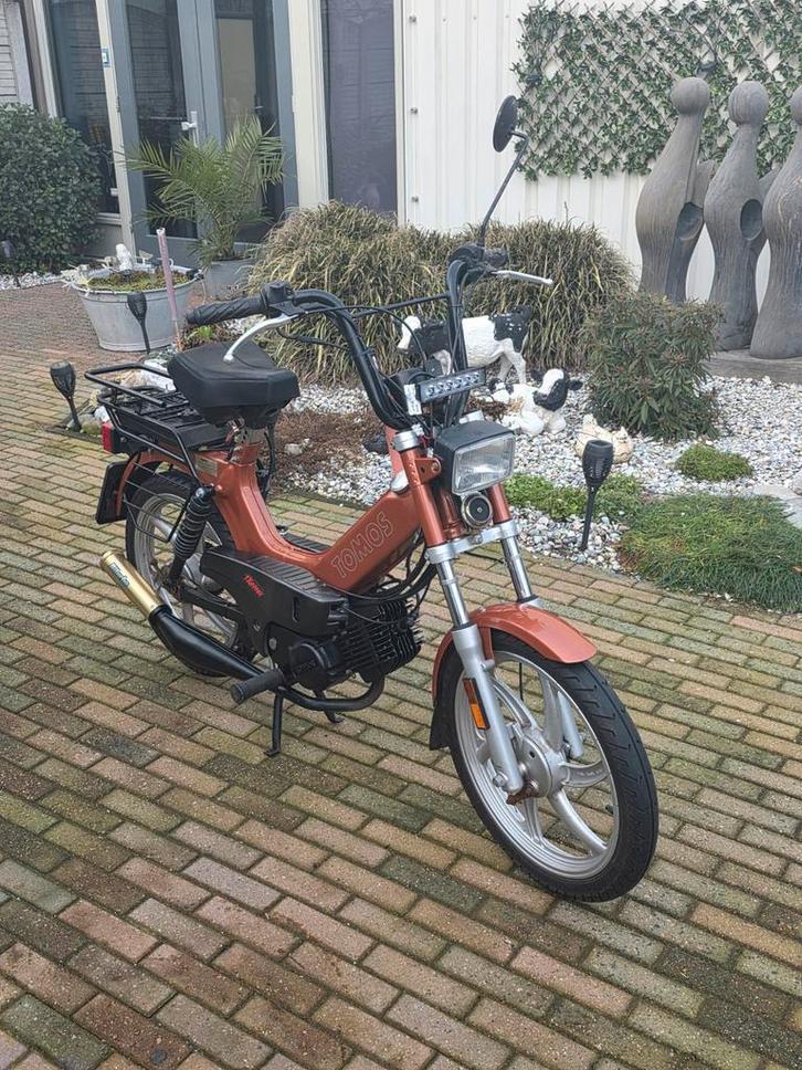 Tomos E-Start 2015 - Perfecte brommer!, Fietsen en Brommers, Brommers | Tomos, Zo goed als nieuw, Overige modellen, Maximaal 25 km/u