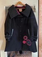 Speelse A-lijn jas maat 44 met afritsbare kraag 44 nu 59,99€, Kleding | Dames, Jassen | Winter, Haora, Zwart, Maat 42/44 (L), Ophalen of Verzenden