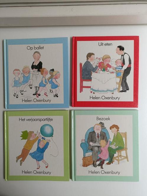 4 boekjes Oxenbury: ballet, Uit eten, bezoek, partijtje, Boeken, Prentenboeken en Plaatjesalbums, Gelezen, Prentenboek, Ophalen of Verzenden