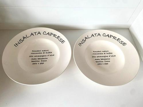 Rivièra Maison Borden - Insalata Caprese - Set van 2, Huis en Inrichting, Keuken | Servies, Zo goed als nieuw, Bord(en), Overige stijlen