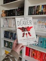 Jeffery Deaver - De oktoberlijst, Jeffery Deaver, Ophalen of Verzenden, Zo goed als nieuw, Nederland