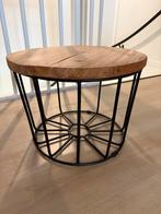 Ronde bijzettafel Pronto Wonen - 50cm, Huis en Inrichting, Ophalen, Minder dan 45 cm, Minder dan 55 cm, Gebruikt
