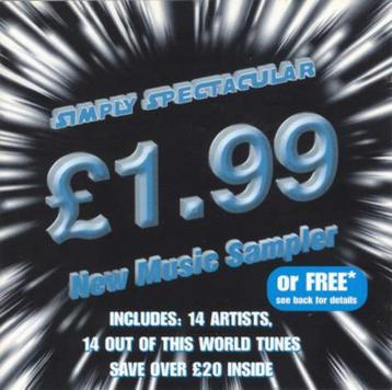 CD=>sale VARIOUS - Simply spectacular new music sampler 1x g beschikbaar voor biedingen