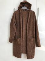 Janina lang gebreid vest bruin met capuchon – Maat XL, Kleding | Dames, Truien en Vesten, Bruin, Maat 46/48 (XL) of groter, Ophalen of Verzenden